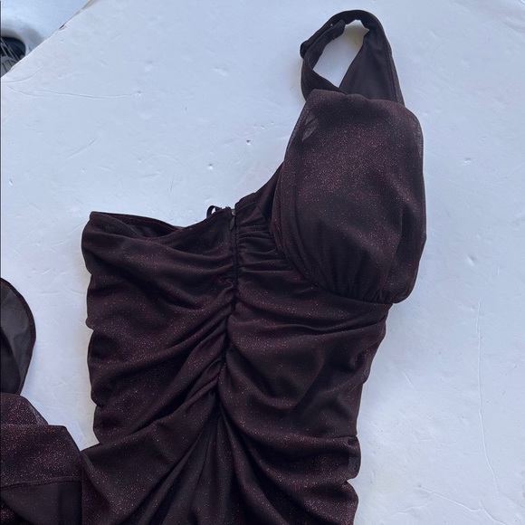 Vintage Y2K Whimsigoth Fairy Maxi Dress Sparkle Sexy Ruffle Hot Long Gown Prom - Picture 15 of 17